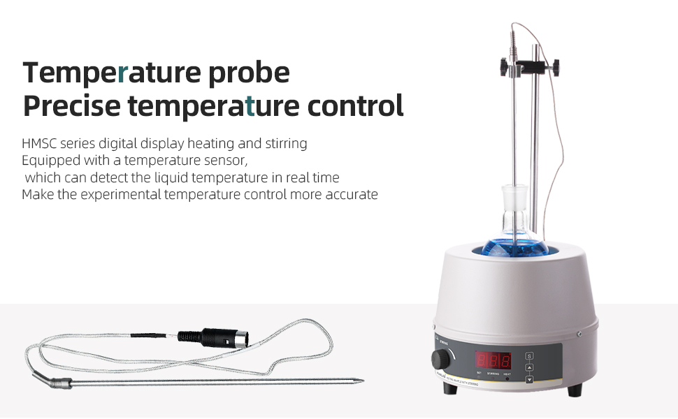 LABFISH Heating Mantle 500ml Thermocouple Stirring Mixer,Lab Thermostatic Heater with