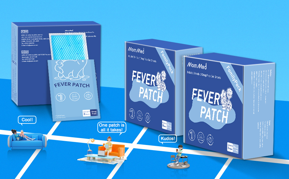 Fever Patch, Fever Patch for Adults,20 Count Fever Cooling