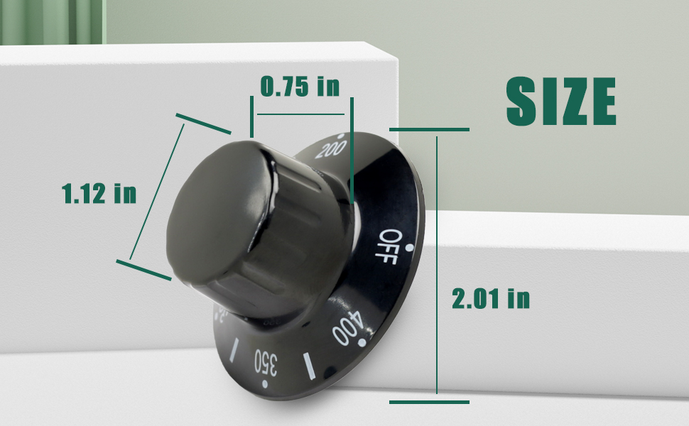 PP10539 Thermostat Dial Knob 200400°F for Fryers, Compatible with Pitco Frymaster