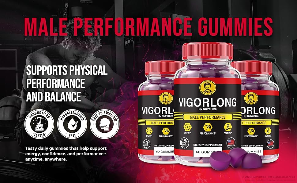 Amazon.com: (2 Pack) VigorLong Gummies for Men – Official Vigor Long Male  Formula with a Natural Blend to Support Energy, Stamina & Performance |  Great-Tasting, Easy-to-Chew Daily Gummy (120 Gummies) : Health