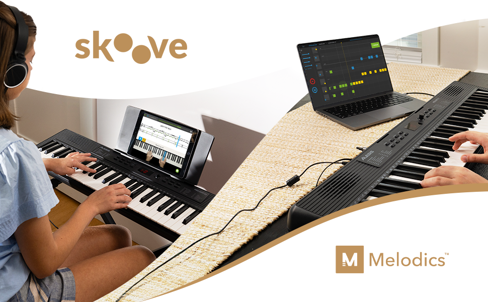 Alesis キーボード ピアノ 61鍵盤 Melody 61 MK4 Alesis Melody 61 MK4 Keyboard Piano with Complete Accessory