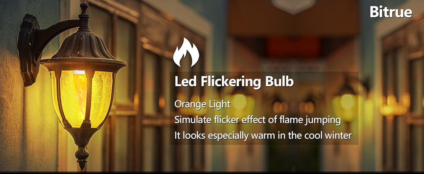 E12 Led Flickering light bulbs
