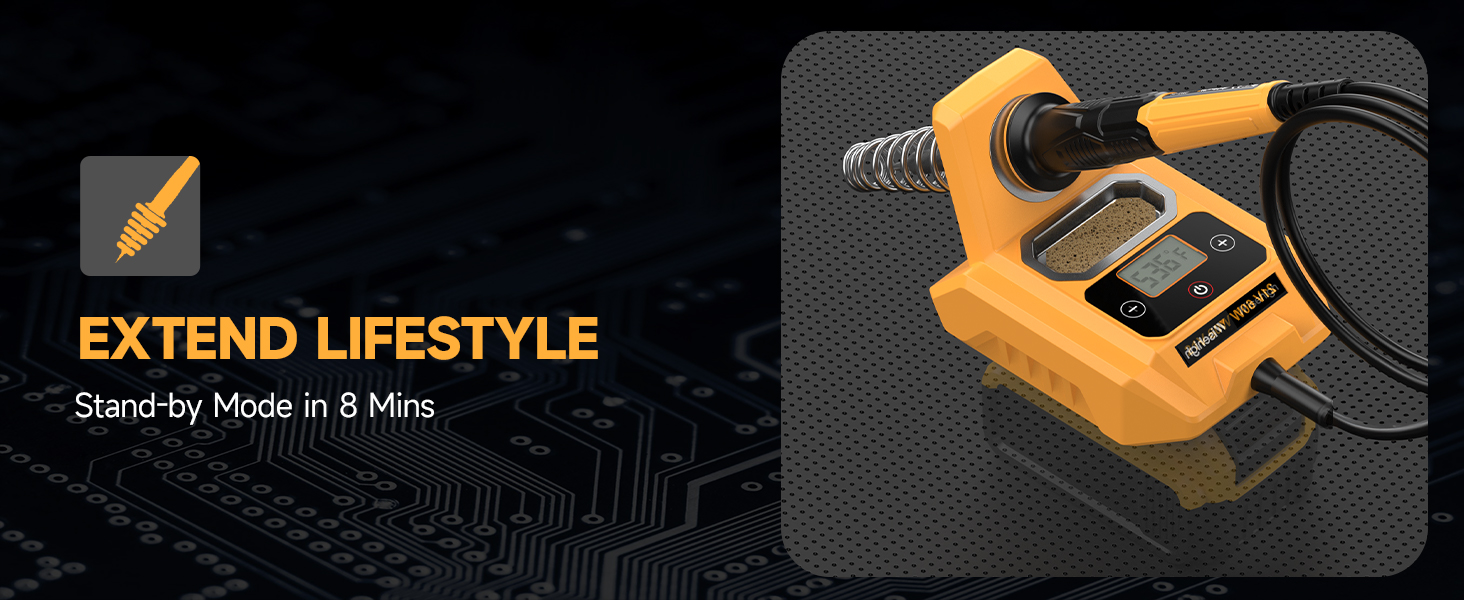 Cordless Soldering Iron Station for Dewalt 20V Max Battery With Lead