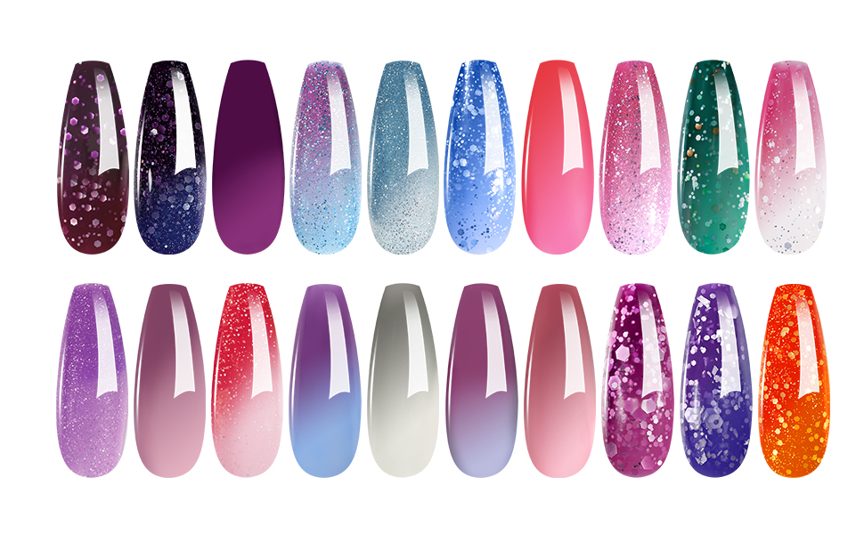 color changing gel nail polish