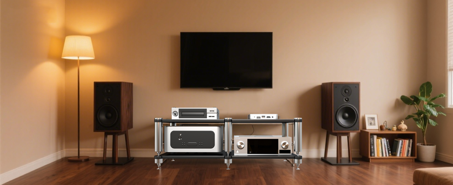 Audio Rack Stand Tower