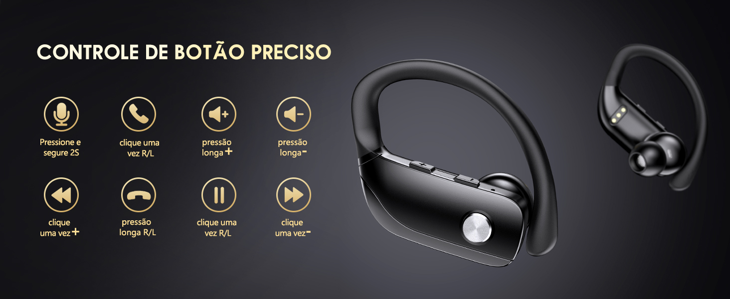 Fone de Ouvido Bluetooth