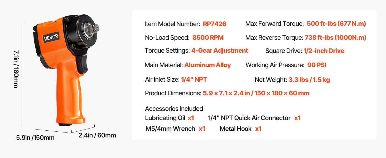 Air impact wrench