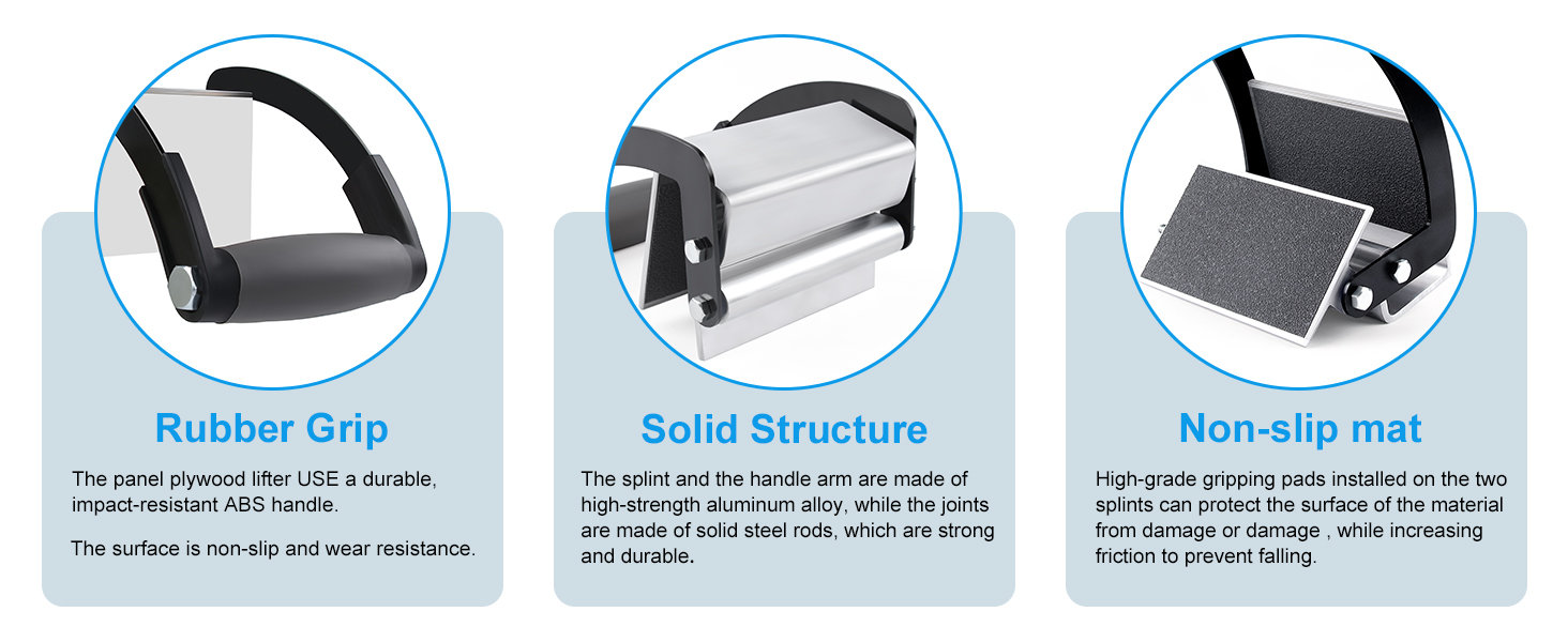 Newdeli Plywood Carrier, Panel Carrier, Drywall Carrying Tool Plywood