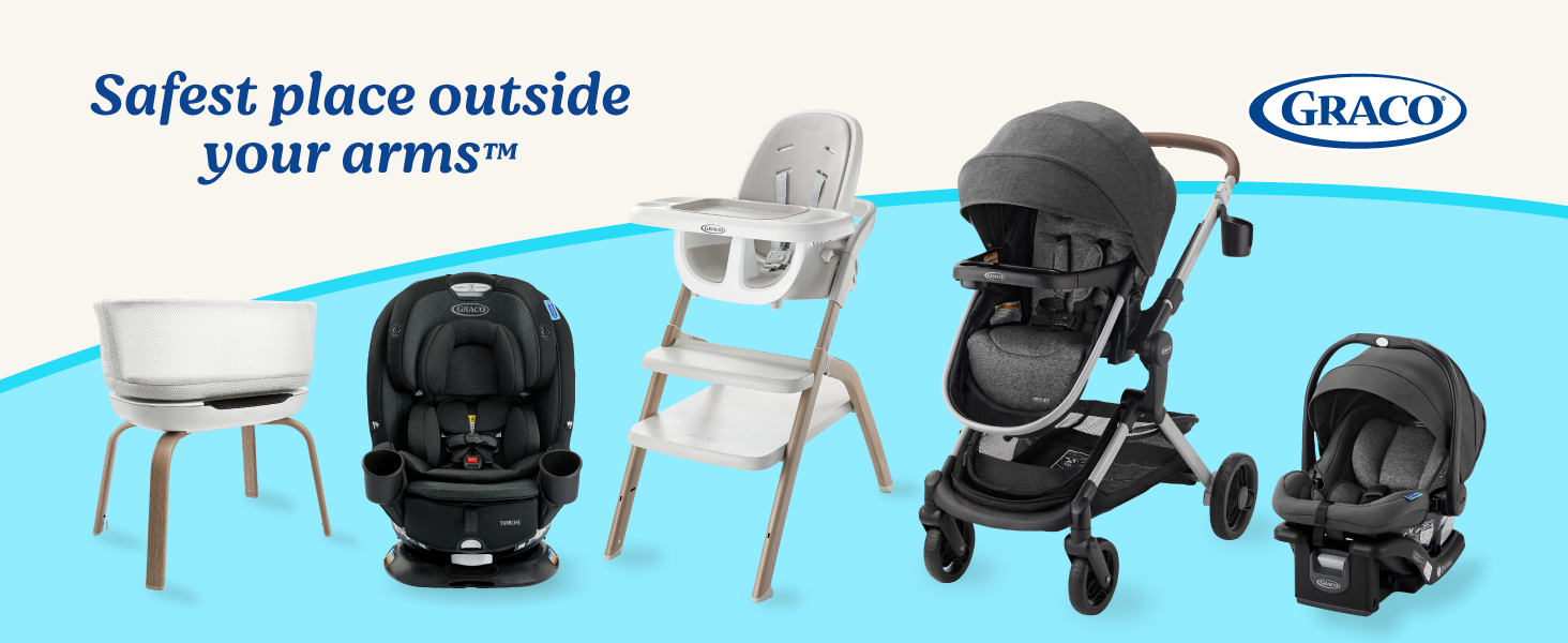Graco bebé bebé niño pequeño asiento de coche silla alta silla cochecito cuna seguro confiable duradero confiable