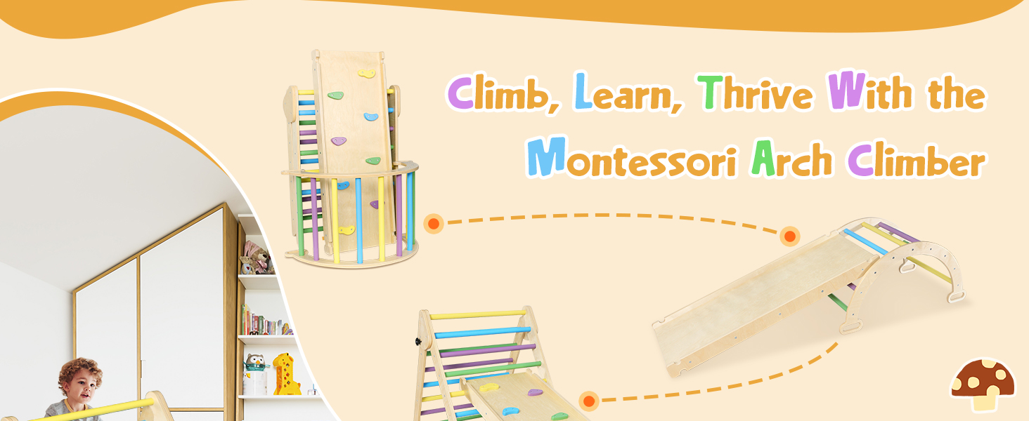 Foldable Toddler Climbing Toys Indoor