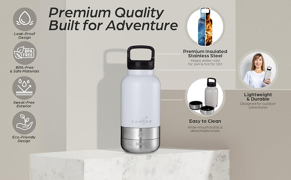 portable+dog water+bottle+insulated+for+walk
