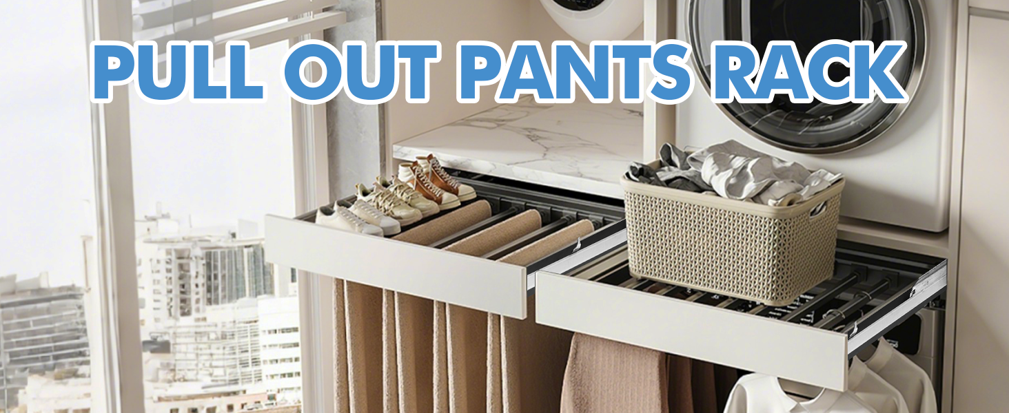 Pull Out Pants Rack