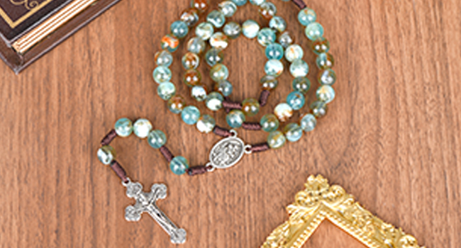 Agate Rosary Beads
