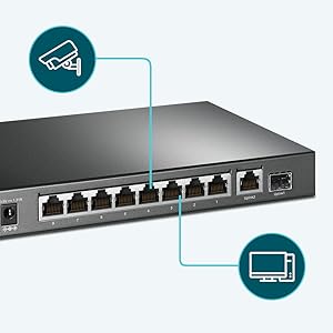 ルーター・ネットワーク機器 TP-Link 10-Port PoE Switch TL-SG1210P TL-SG1210P | ギガビットポート×10 アンマネージスイッチ（PoE+