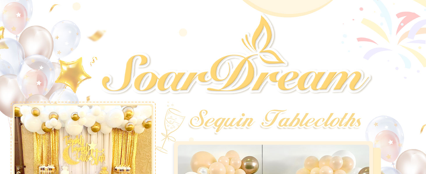 gold sequin tablecloths