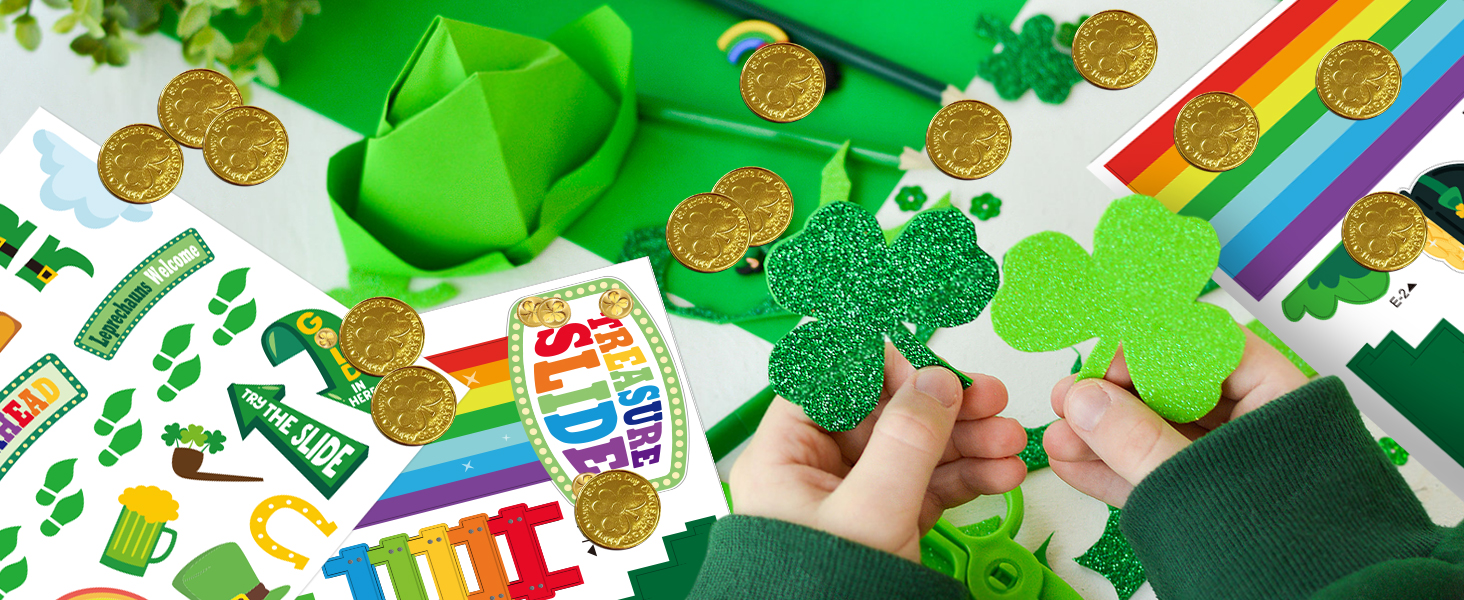 Leprechaun Trap Kit for Kids,St. Patrick's Day Decorations Party Supplies Classroom Activity
