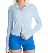 AVGO Women's UPF 50+ Sun Protection Athletic Jacket Zip Up Hoodie Lightweight Long Sleeve Sun Shi...