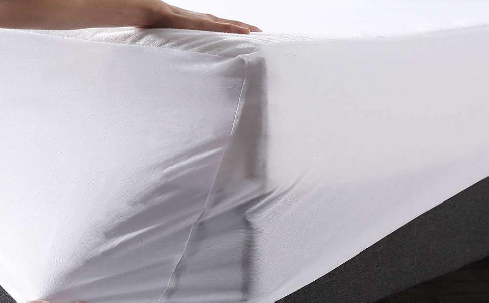 100 Waterproof Mattress Protector Double Bed 30cm Deep Fitted Sheet