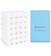 Foam Paint Roller Covers, Mister Rui Foam Paint Roller 4 Inch Sponge Paint Roller (Pack of 30), H...