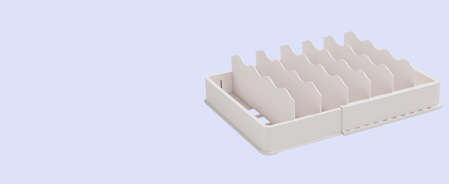 SWOMMOLY Expandable Food Storage Container Lid Organizer