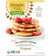 Simple Mills No Added Sugar Pancake & Waffle Mix, Original - Gluten Free, Plant Based, Paleo Frie...
