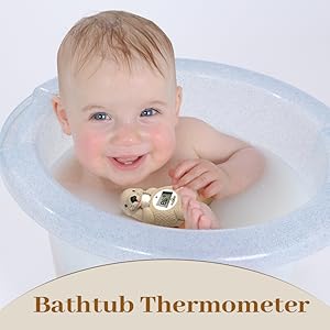 Bathtub thermometer