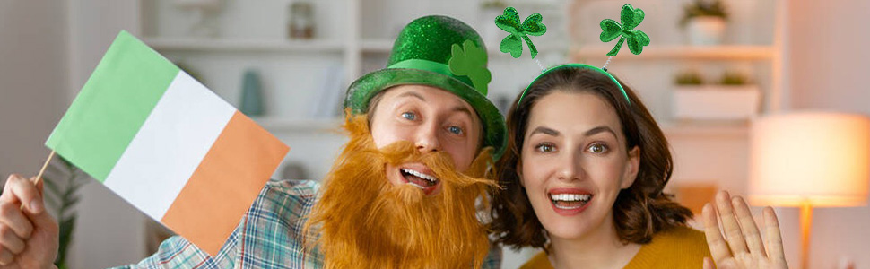 St Patrick's Day Shamrock Headbands