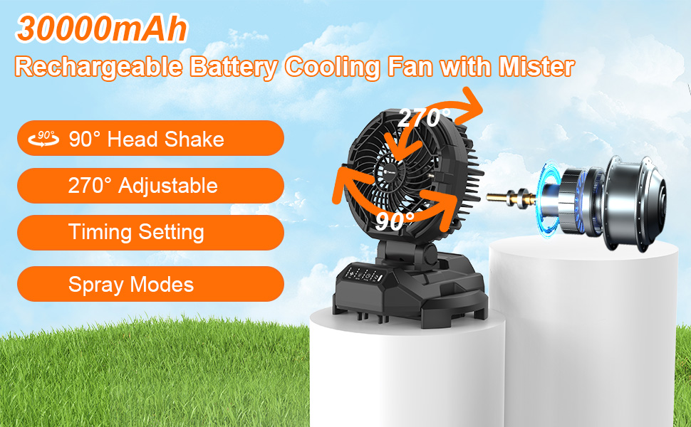 Portable Misting Fan