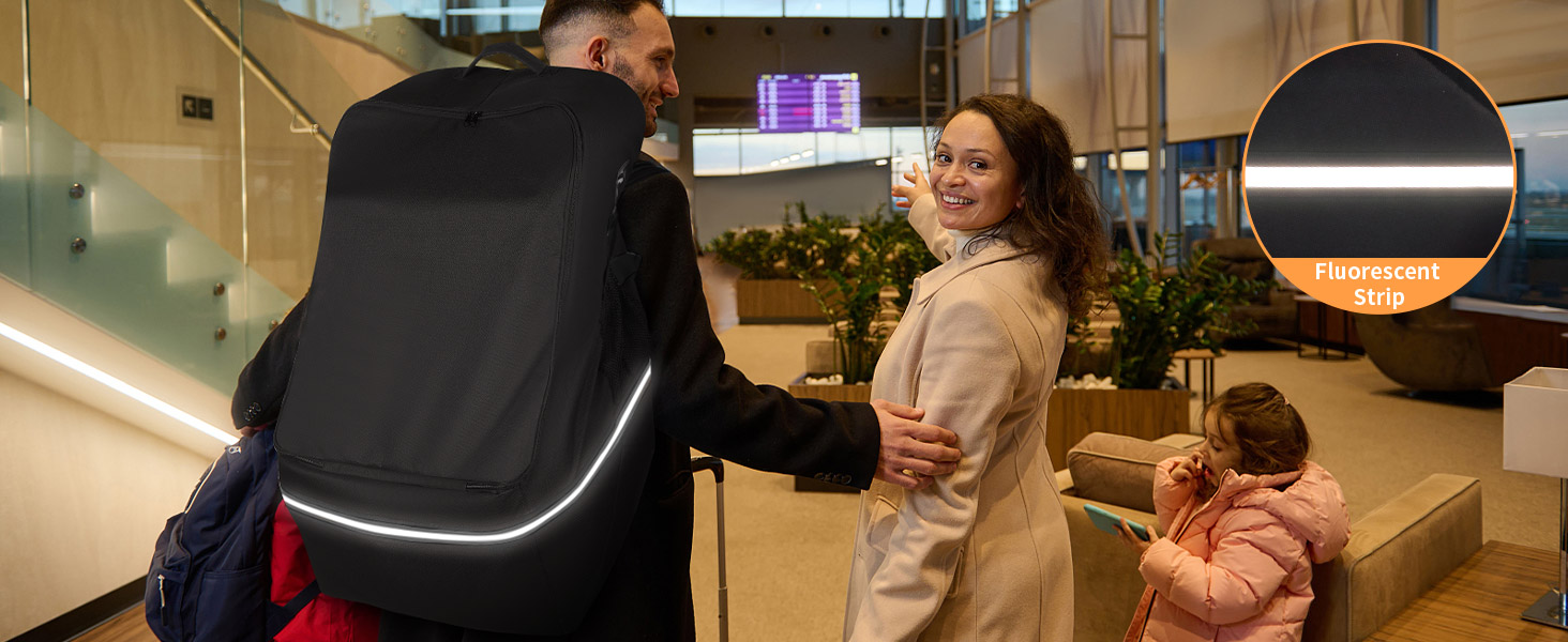 Looxii Car Seat Bags for Air Travel, Padded Car Seat Travel