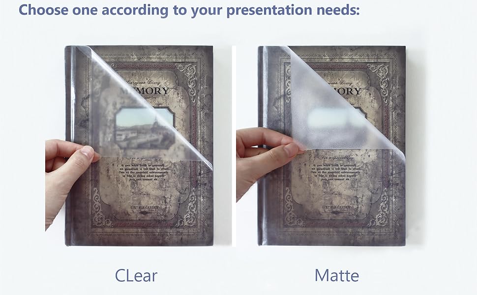 Heroad Brand Clear Book Cover Self Adhesive Clear Contact Paper for Books Peel and