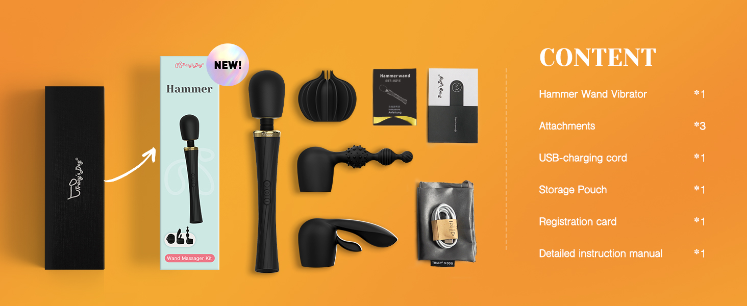 Tracy&#39;s Dog Wand Vibrator Kit Ⅰ New Package and Contents
