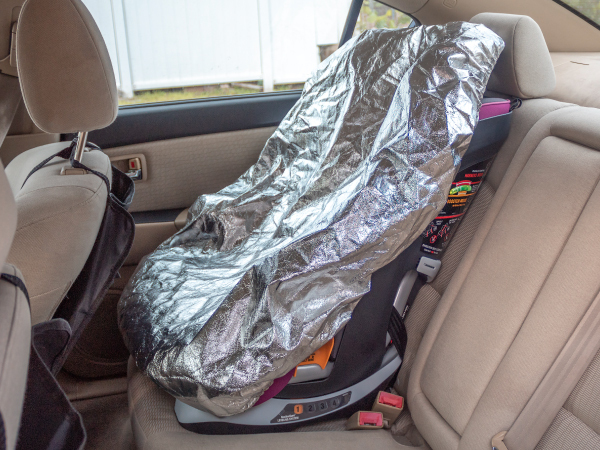 Toddler Seat Sunshade protects from Sunrays