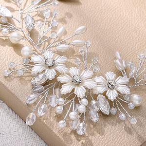headpiece bridal elegant hair accessories party hair dress handmade headpiece vintage hair side comb