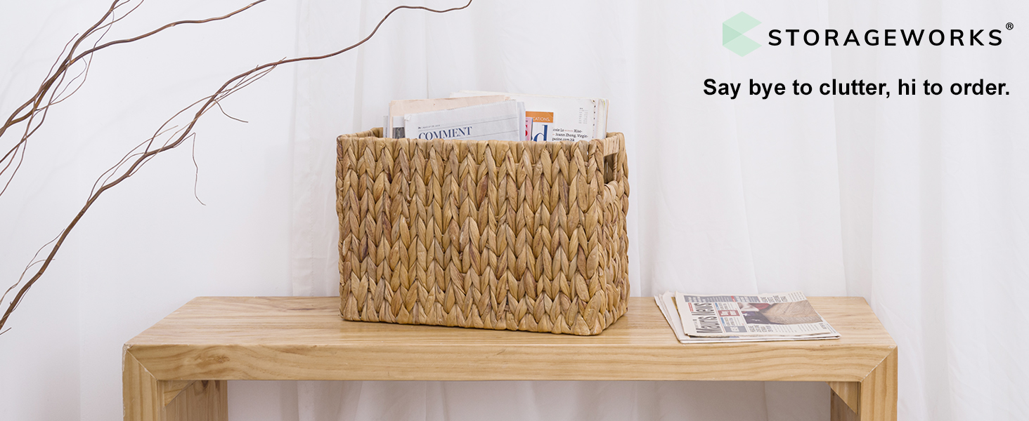 Magazine Wicker Basket