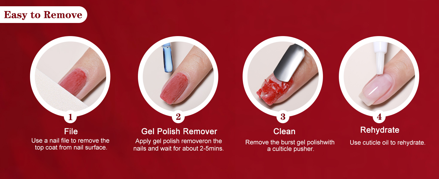 gel nail polish remove