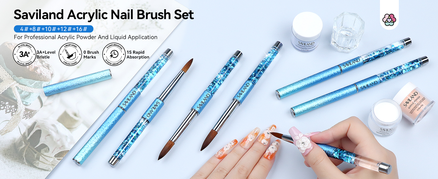 Acrylic Nail Brush Set