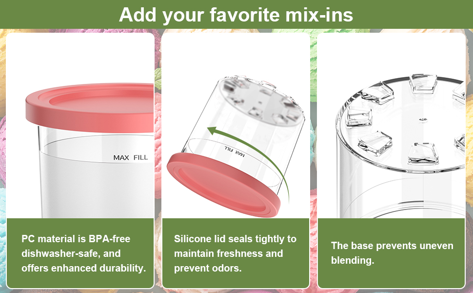 Ninja Creami Pints and Lids