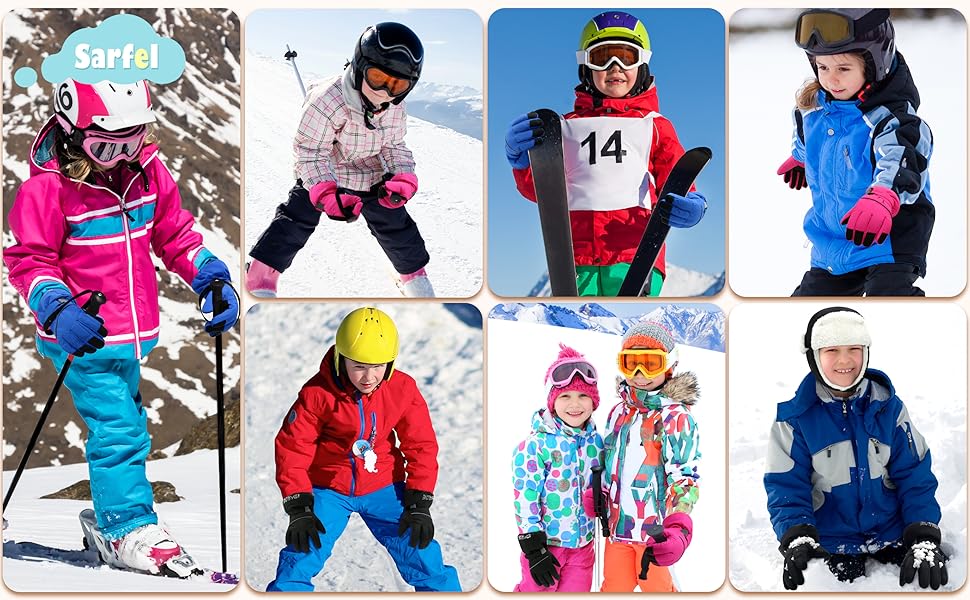 kids ski gloves for kids snow gloves for girls winter gloves for kids waterproof gloves boys gloves