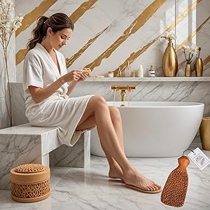Dead Skin Remover, Pumice Stone, Terra Cotta Foot Scrubber, Callus Remover