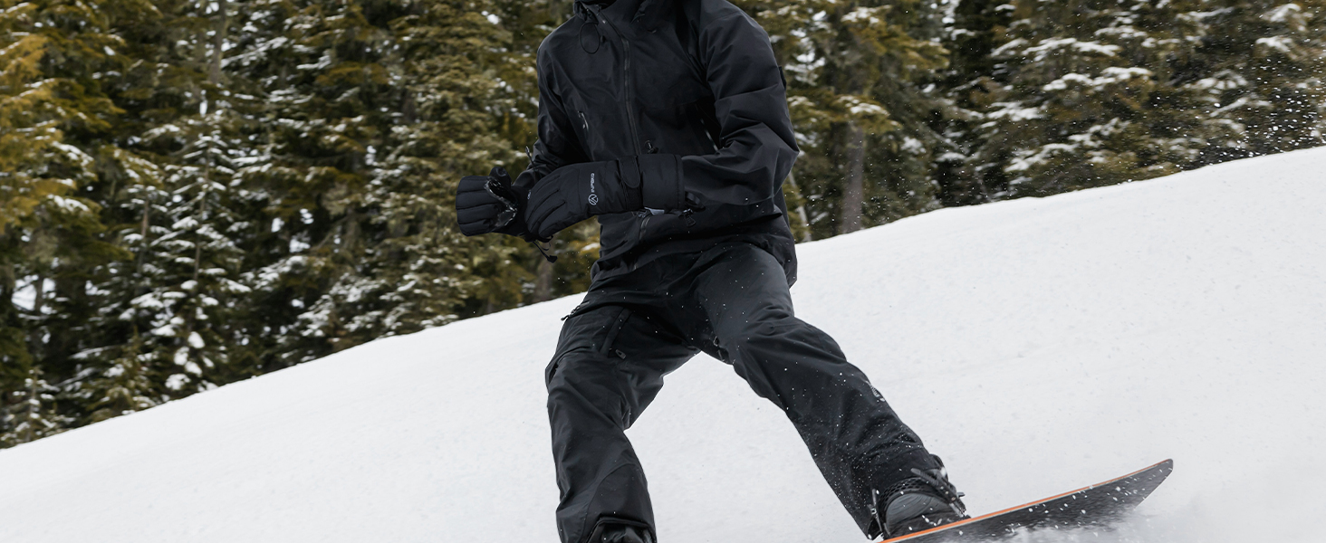 INPAKO Winter Ski Gloves Men Women, 3M Thinsulate Snow