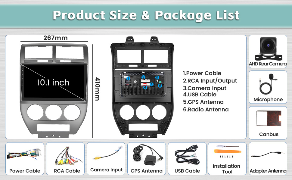 for jeep compass android auto radio