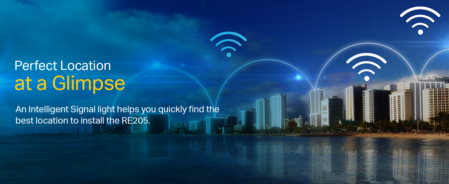 RE205 AC750 Wi-Fi Range Extender