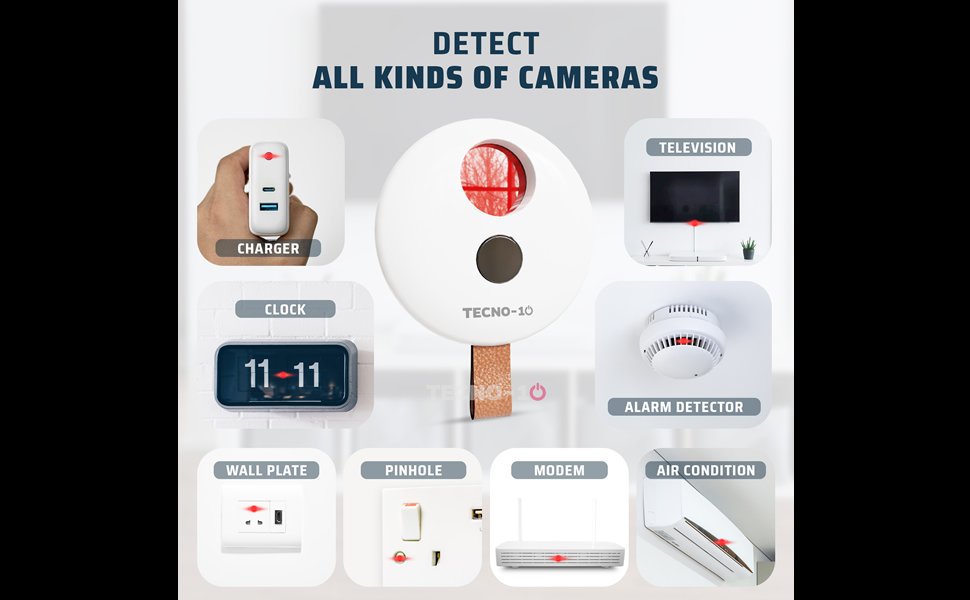 hidden camera detector, spy detector camera