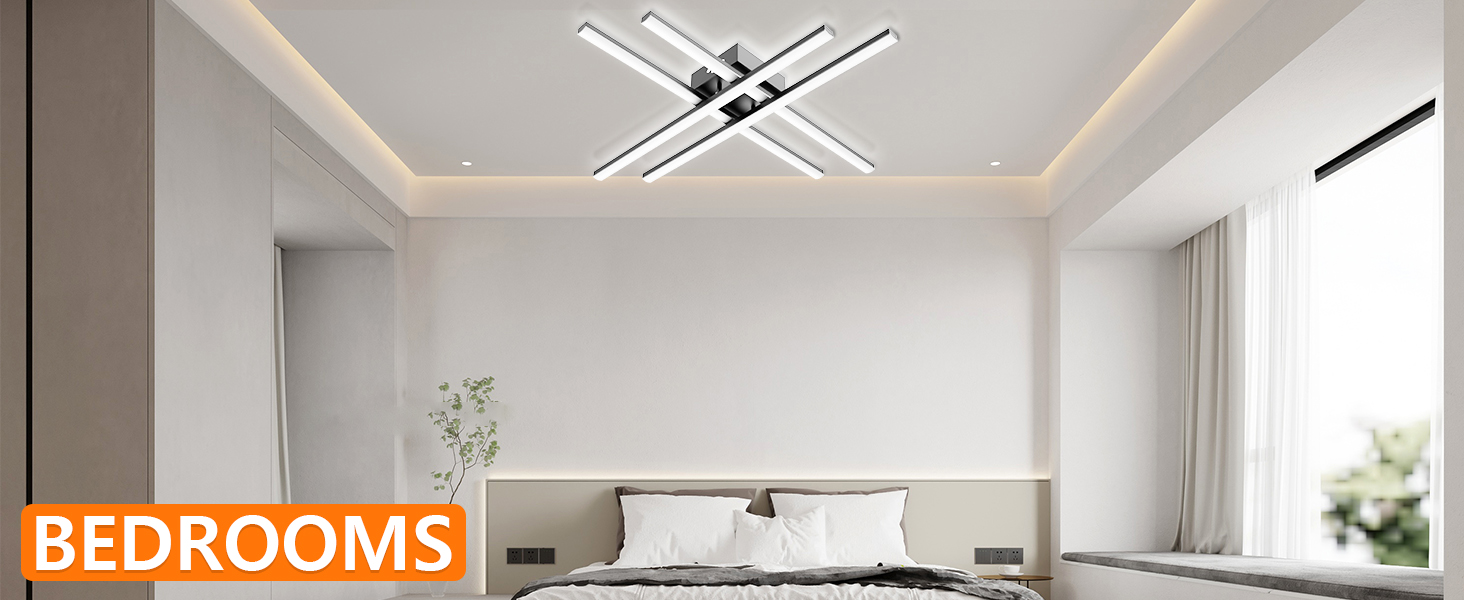 ANYTOP Ceiling Light,4000 Lumen 6500K Super Bright White LED Flush