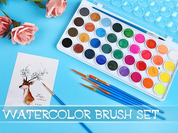 Watercolor Paint Set