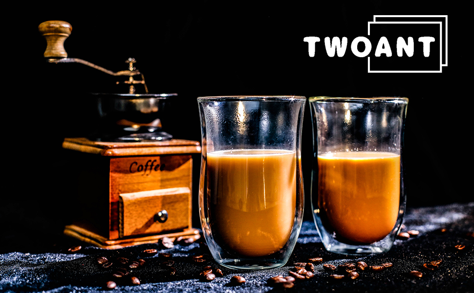 twoant Double Walled Coffee Glasses Mugs 2 x 350ml Cappuccino Latte Macchiato Tea Cups Borosilicate Heat Resistant Glass Cup Drinking Glasses Coffee Cup 10 d72384d4 19db 4a68 b65f 2f478a33cb12. CR0,0,970,600 PT0 SX970 V1