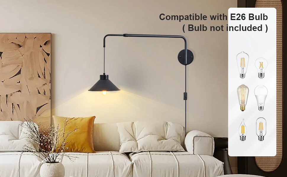 swing arm wall sconce