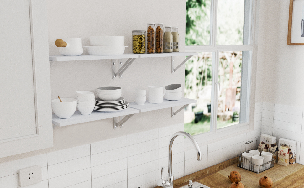 kitchen wall shelf