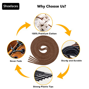 Sturdy golf boot laces