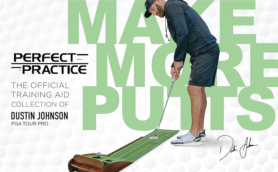 dustin johnson make more putts graphic